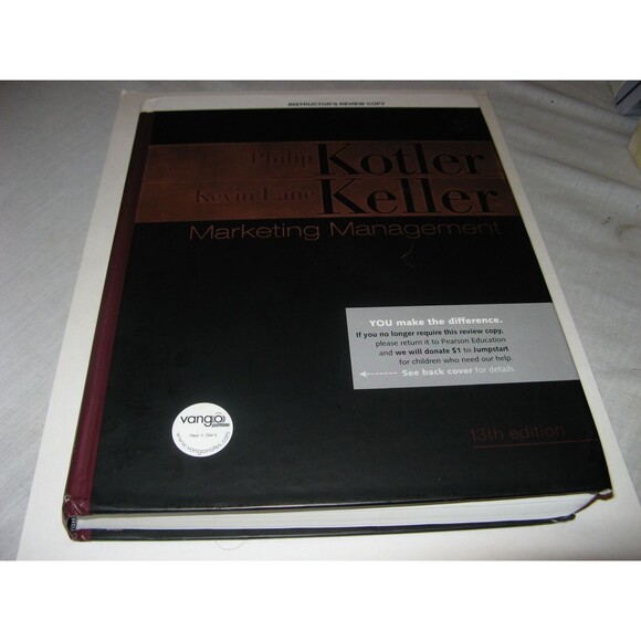 Marketing Management  Instructors Review Copy Hardback Textbook Kotler & Keller - Picture 1 of 3